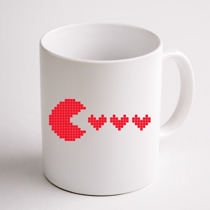 Valentines Day Hearts Funny Boy Girl Gifts Gaming Front & Back Coffee Mug