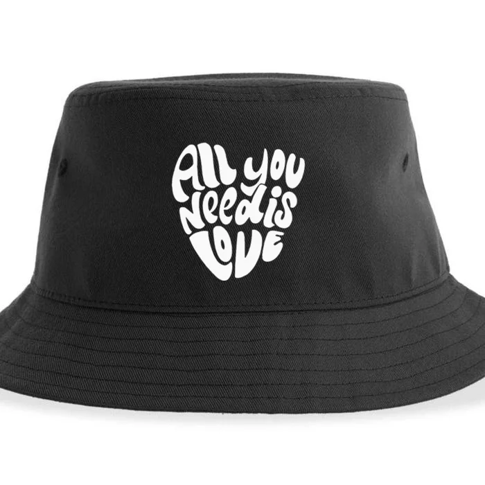 Valentines Day Heart S Women Love Is All You Need Sustainable Bucket Hat