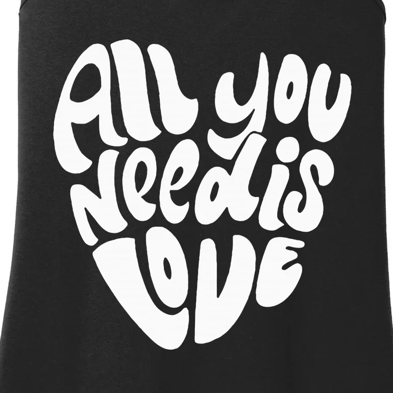 Valentines Day Heart S Women Love Is All You Need Ladies Essential Tank