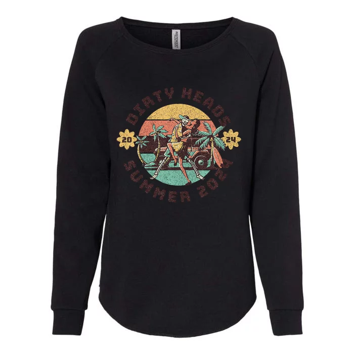 Vintage Dirty Heads Retro Womens California Wash Sweatshirt