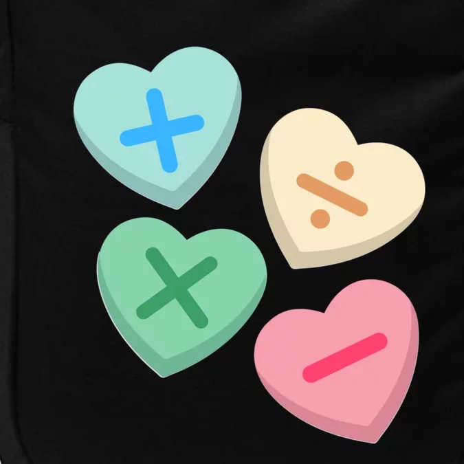 Valentine's Day Hearts With Math Symbols Gift Impact Tech Backpack