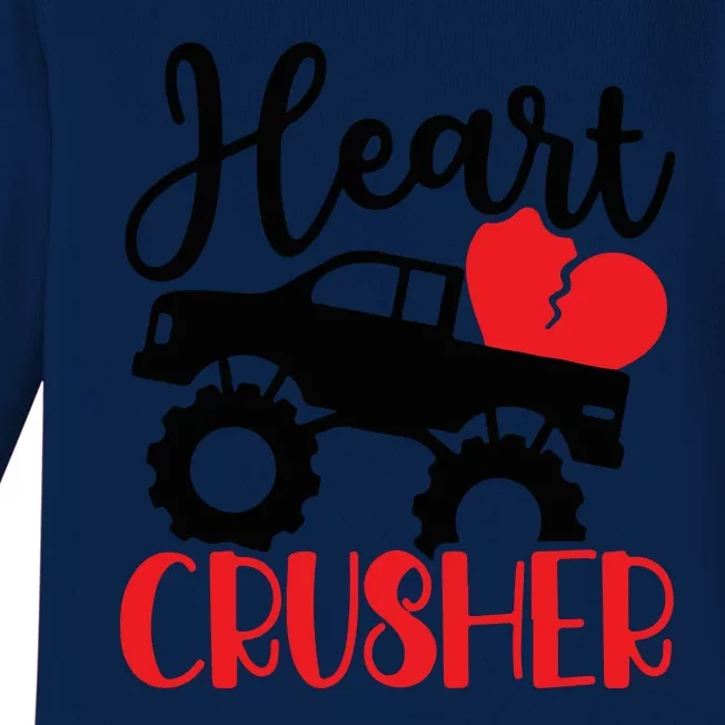 Valentine's Day, Heart Crusher Baby Long Sleeve Bodysuit