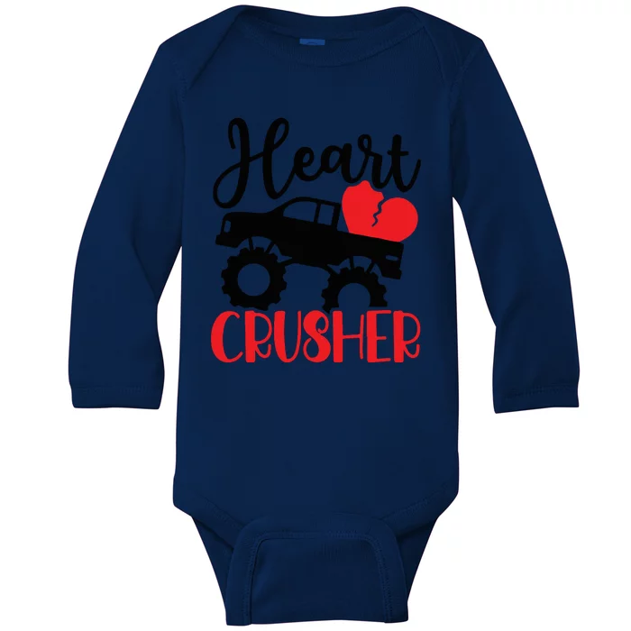 Valentine's Day, Heart Crusher Baby Long Sleeve Bodysuit