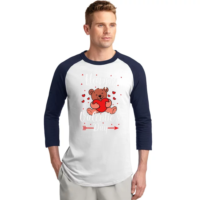 Valentine's Day ,Happy Valentine's Day, Baseball Sleeve Shirt