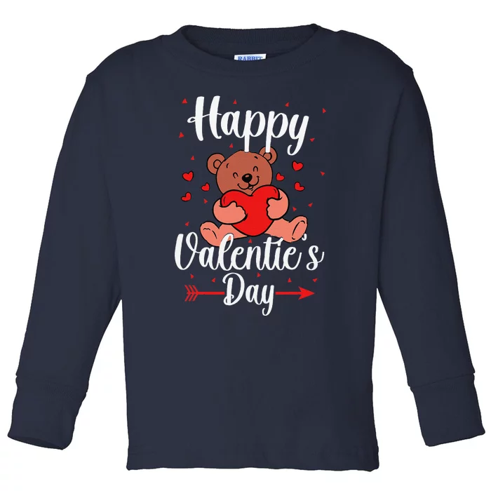 Valentine's Day ,Happy Valentine's Day, Toddler Long Sleeve Shirt