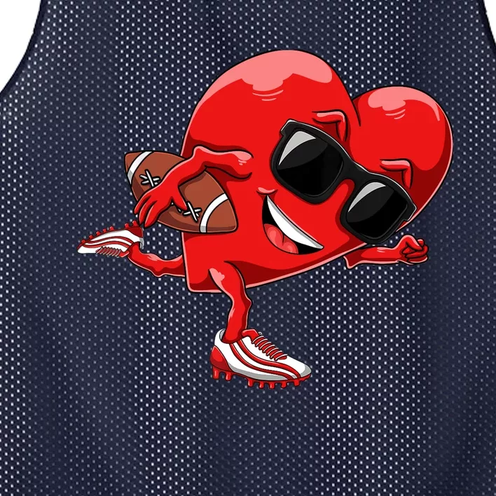 Valentines Day Heart American Football Sports Mesh Reversible Basketball Jersey Tank