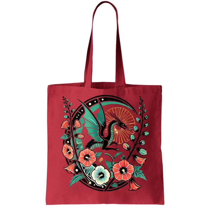 Vintage Dragon Illustration Dragon Lovers Tote Bag