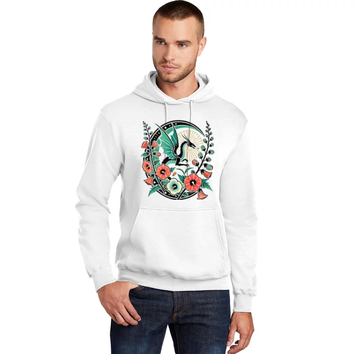 Vintage Dragon Illustration Dragon Lovers Hoodie