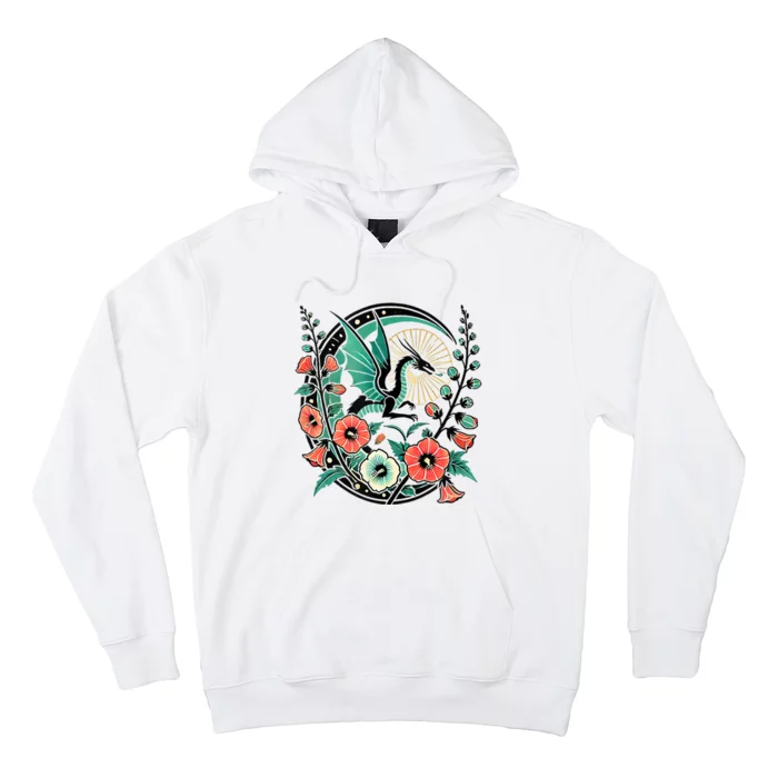 Vintage Dragon Illustration Dragon Lovers Hoodie