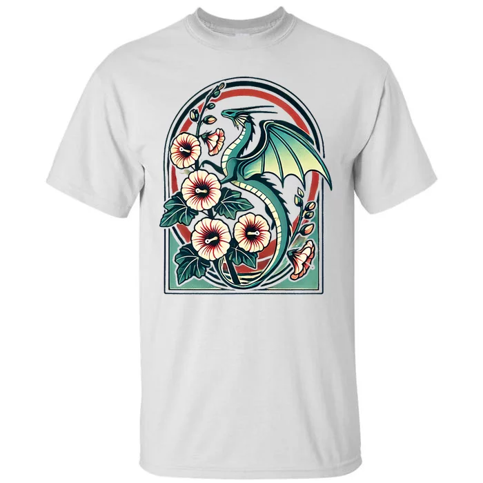 Vintage Dragon Illustration Dragon Lovers Tall T-Shirt