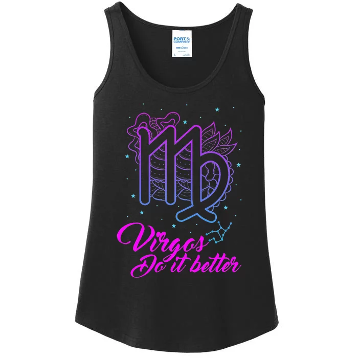 Virgos Do It Better Zodiac Maiden Sign Astrology Horoscope Ladies Essential Tank