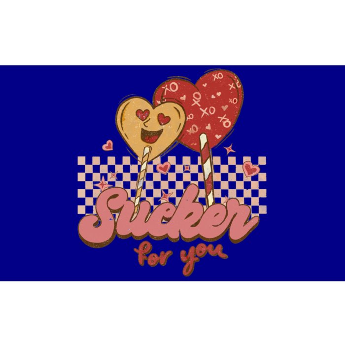 Valentine's Day Im A Sucker For You Heart Lollipops Xoxo Great Gift Bumper Sticker