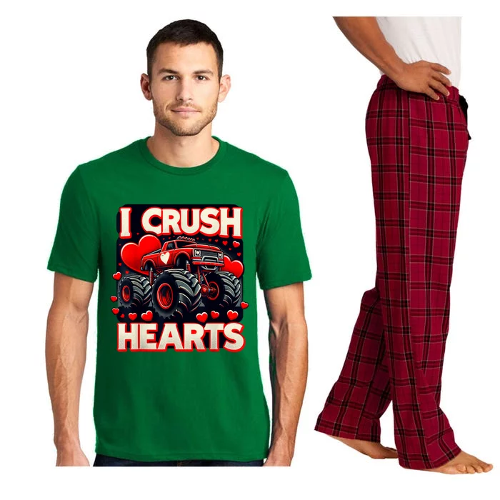 Valentines Day I Crush Hearts Pajama Set