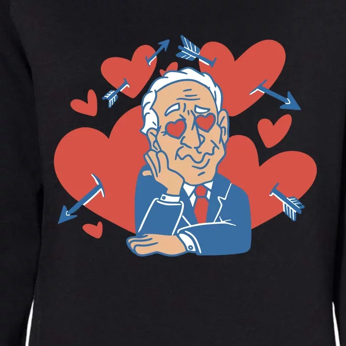 Valentine's Day Joe Biden Funny Womens California Wash Sweatshirt