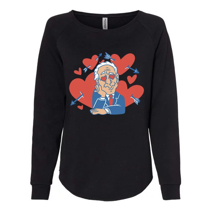 Valentine's Day Joe Biden Funny Womens California Wash Sweatshirt