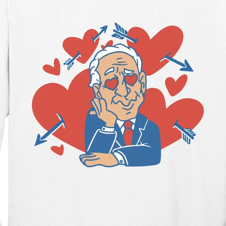 Valentine's Day Joe Biden Funny Long Sleeve Shirt