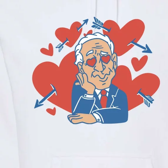 Valentine's Day Joe Biden Funny Premium Hoodie