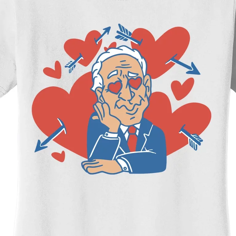 Valentine's Day Joe Biden Funny Women's T-Shirt