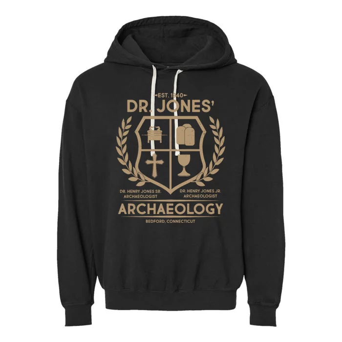 Vintage Dr. Jones Archaeology EST 1940 Garment-Dyed Fleece Hoodie