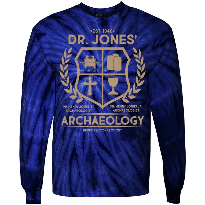 Vintage Dr. Jones Archaeology EST 1940 Tie-Dye Long Sleeve Shirt