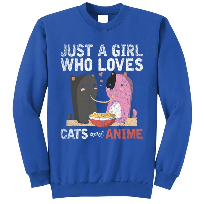 Valentines Day Kawaii Animal Pet Parent Ra Cat Anime Cute Gift Tall Sweatshirt