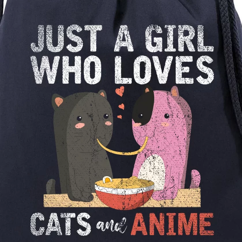 Valentines Day Kawaii Animal Pet Parent Ra Cat Anime Cute Gift Drawstring Bag