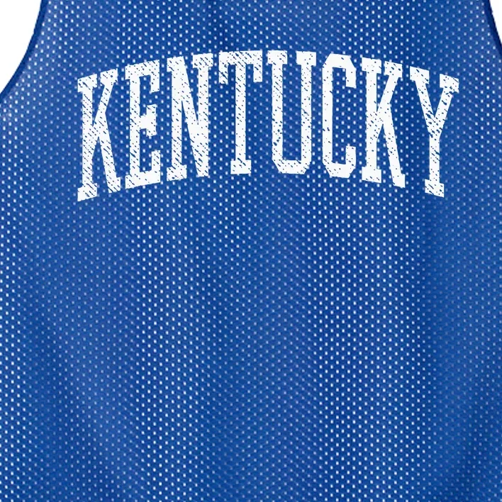 Varsity Distressed Kentucky Mesh Reversible Basketball Jersey Tank