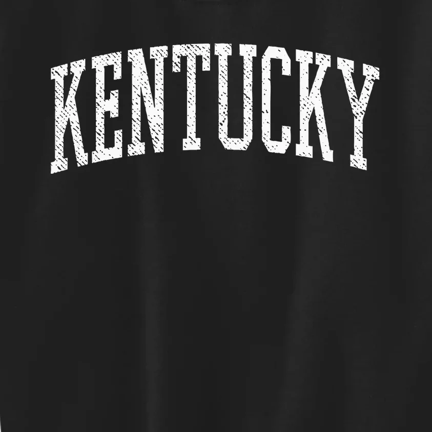 Varsity Distressed Kentucky Kids Sweatshirt