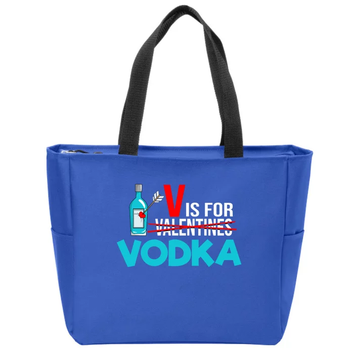 Valentines Day Love Voka Gift Zip Tote Bag