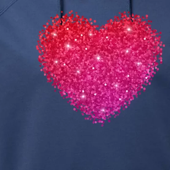 Valentines Day Love Heart Cute Romantic Gift Performance Fleece Hoodie