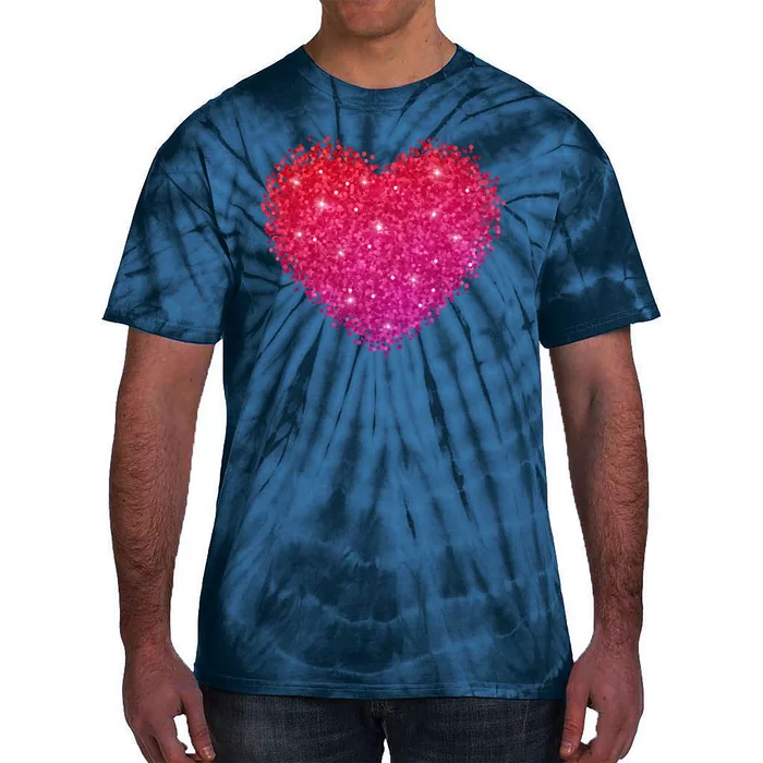 Valentines Day Love Heart Cute Romantic Gift Tie-Dye T-Shirt