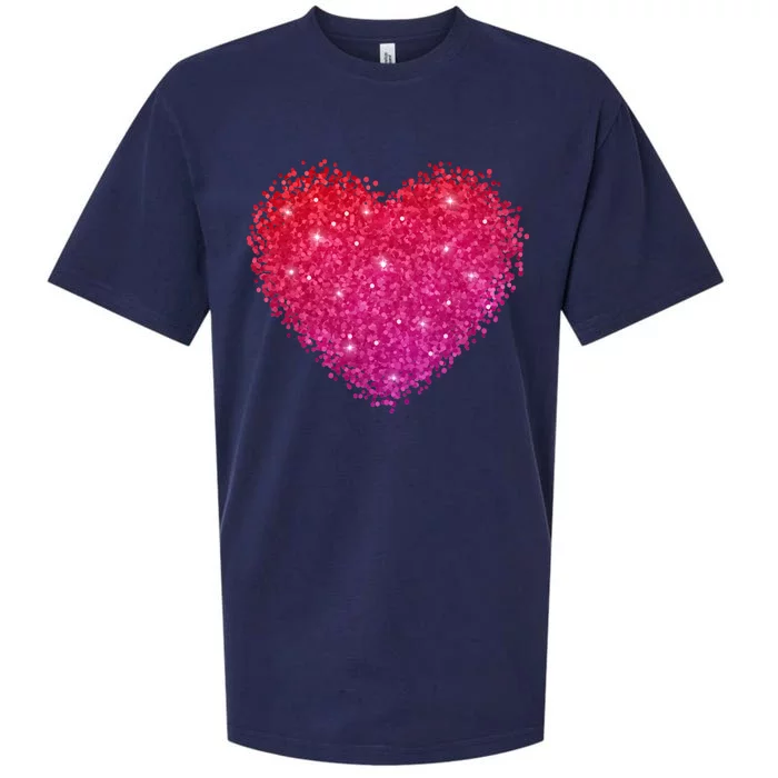 Valentines Day Love Heart Cute Romantic Gift Sueded Cloud Jersey T-Shirt