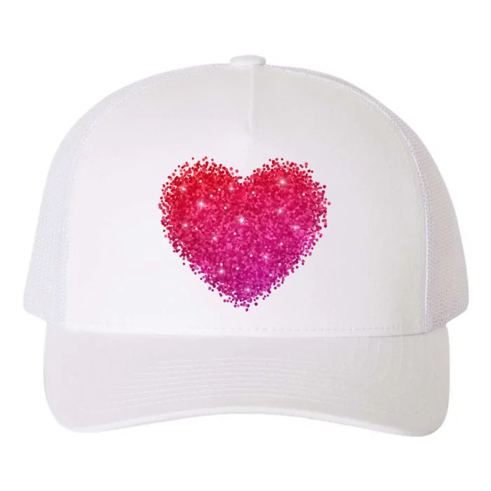 Valentines Day Love Heart Cute Romantic Gift Yupoong Adult 5-Panel Trucker Hat