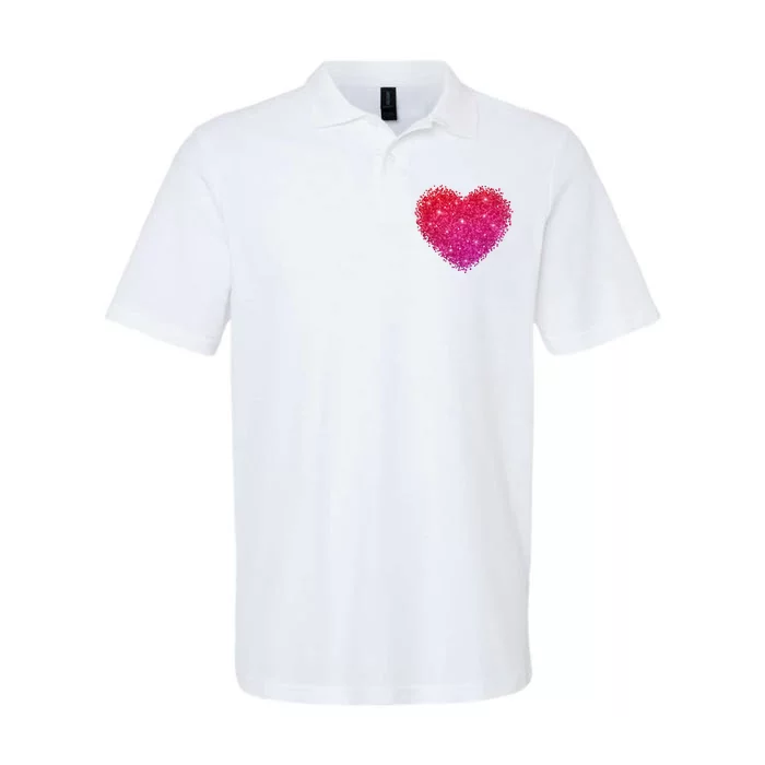 Valentines Day Love Heart Cute Romantic Gift Softstyle Adult Sport Polo