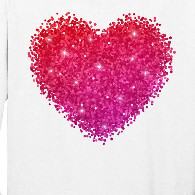 Valentines Day Love Heart Cute Romantic Gift Tall Long Sleeve T-Shirt