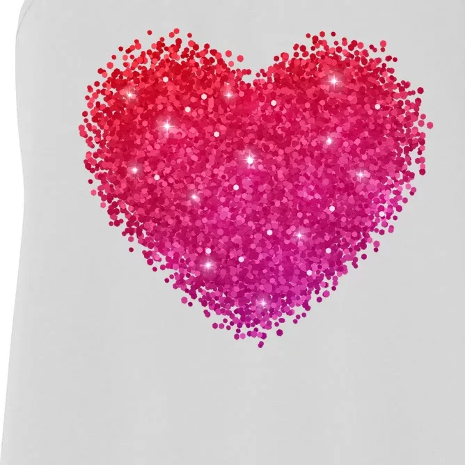 Valentines Day Love Heart Cute Romantic Gift Women's Racerback Tank