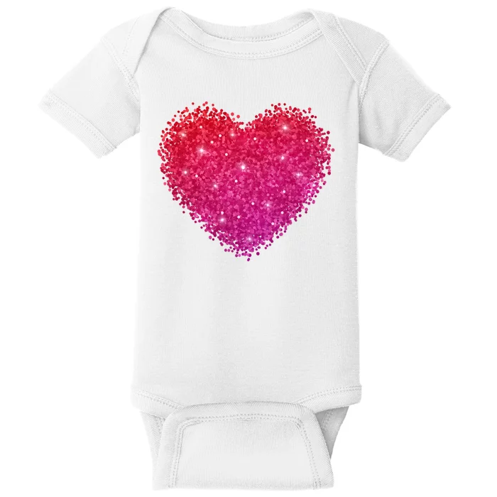 Valentines Day Love Heart Cute Romantic Gift Baby Bodysuit