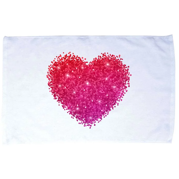 Valentines Day Love Heart Cute Romantic Gift Microfiber Hand Towel