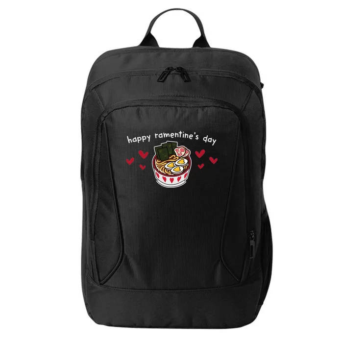 Valentine's Day Love Ra Noodle Soup Happy Ratine's Day Gift City Backpack