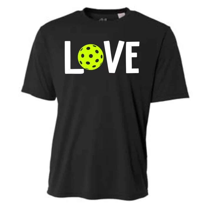 Valentine's Day Love Pickleball Gift Cooling Performance Crew T-Shirt