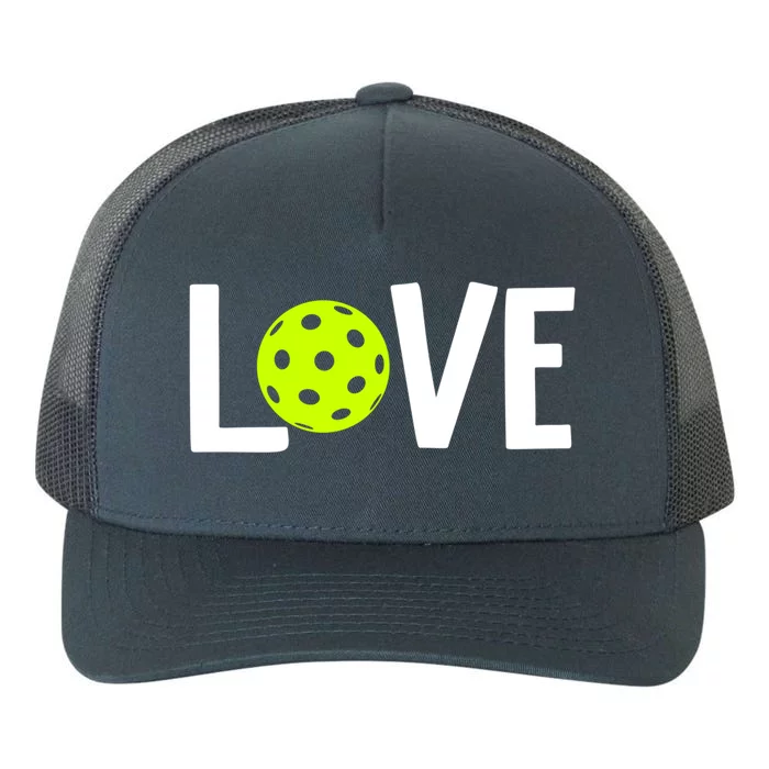 Valentine's Day Love Pickleball Gift Yupoong Adult 5-Panel Trucker Hat