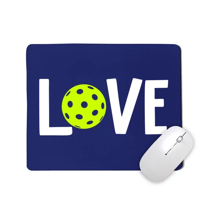 Valentine's Day Love Pickleball Gift Mousepad