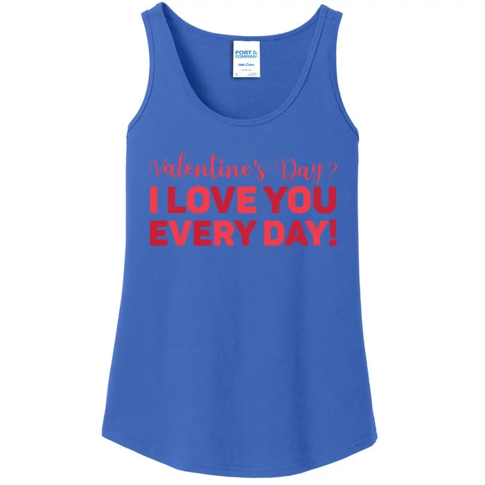 Valentine's Day? Love Heart Funny Gift Ladies Essential Tank