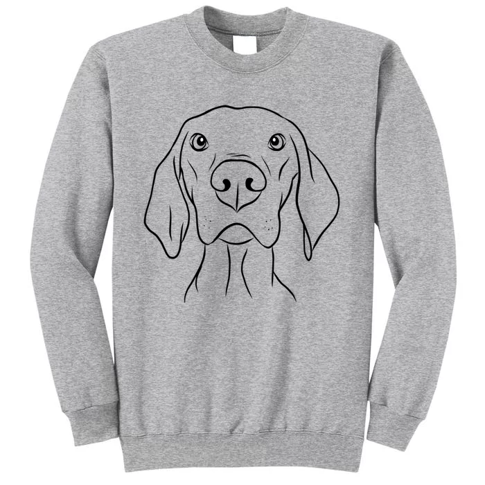 Vizsla Dog Lover Design Gift Cute Vizsla Meaningful Gift Tall Sweatshirt