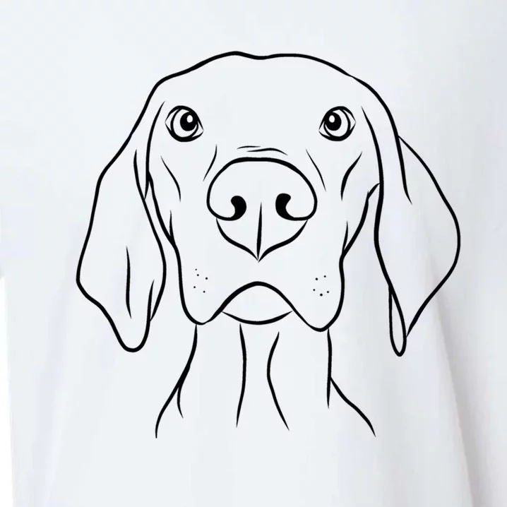 Vizsla Dog Lover Design Gift Cute Vizsla Meaningful Gift Sueded Cloud Jersey T-Shirt