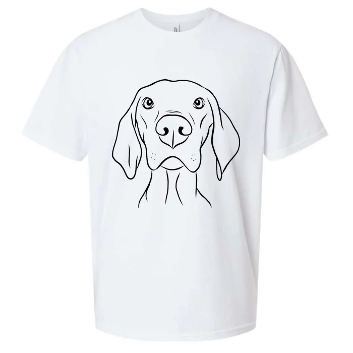 Vizsla Dog Lover Design Gift Cute Vizsla Meaningful Gift Sueded Cloud Jersey T-Shirt