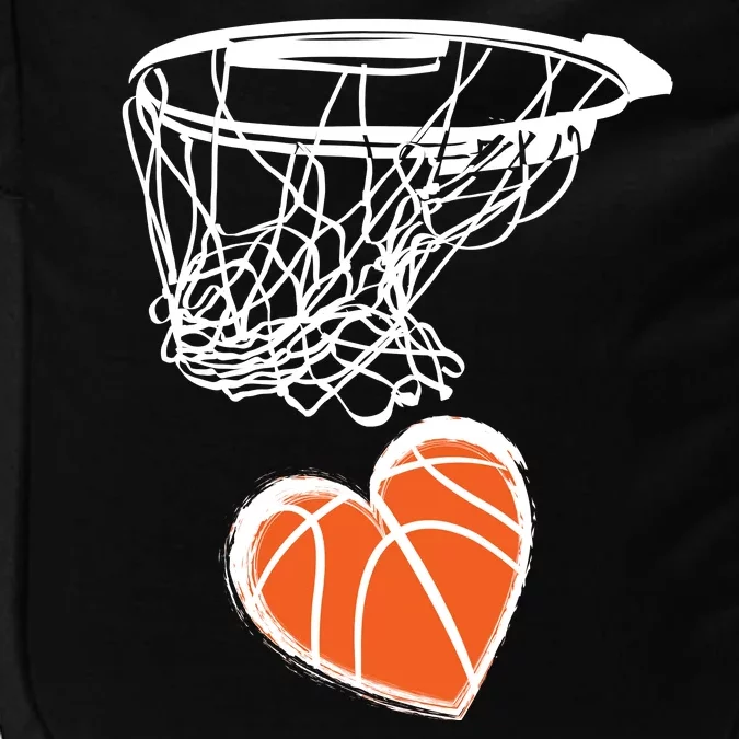 ValentineS Day Love Heart The Game Of Basketball Impact Tech Backpack