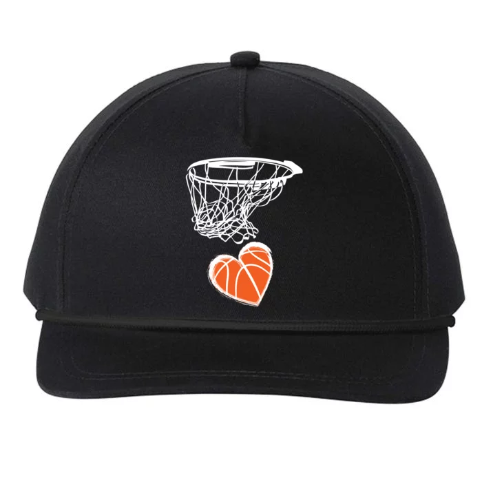 ValentineS Day Love Heart The Game Of Basketball Snapback Five-Panel Rope Hat