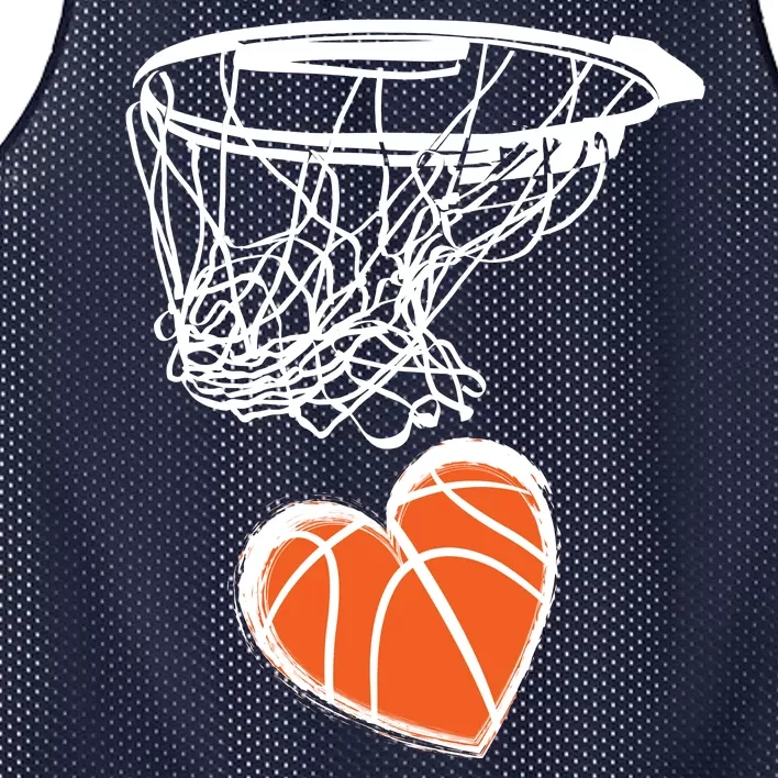 ValentineS Day Love Heart The Game Of Basketball Mesh Reversible Basketball Jersey Tank