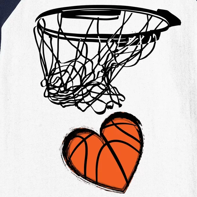 ValentineS Day Love Heart The Game Of Basketball Baseball Sleeve Shirt